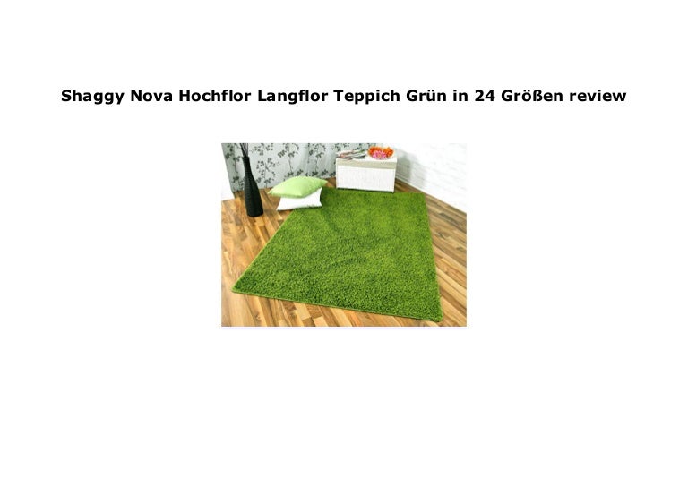 Shaggy Nova Hochflor Langflor Teppich Gr N In 24 Gr En Review
