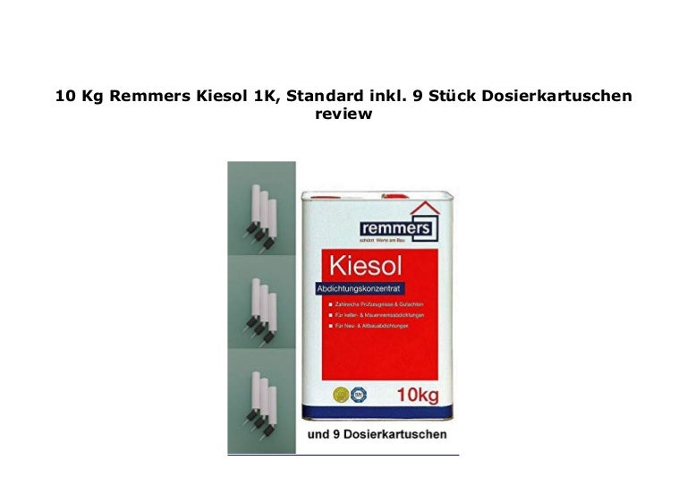 Remmers kiesol 10 kg