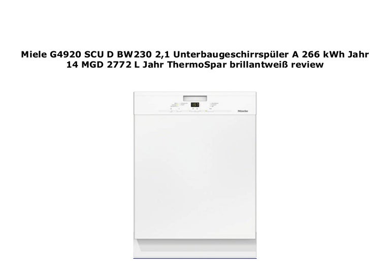 g4920 miele