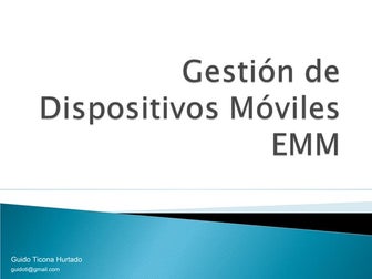 16 Administración Android  -  EMM