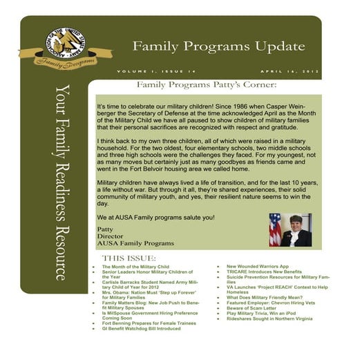 Resources for military children | DOCX