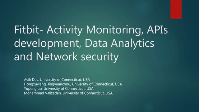 Fitbit-Final Presentation