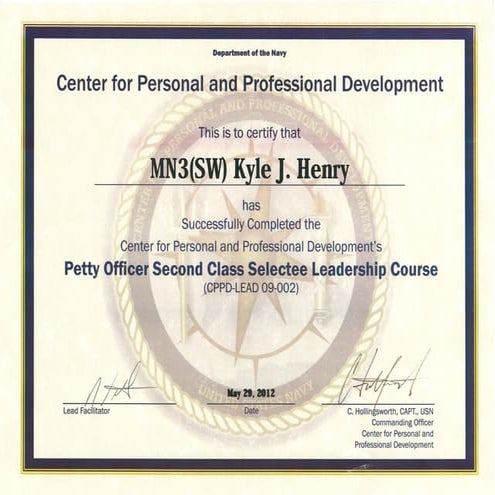 PO2 LEADERSHIP COURSE 2