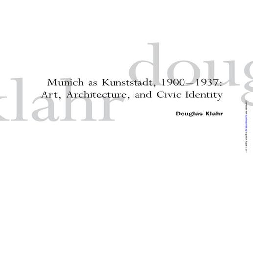 Munich as Kunststadt