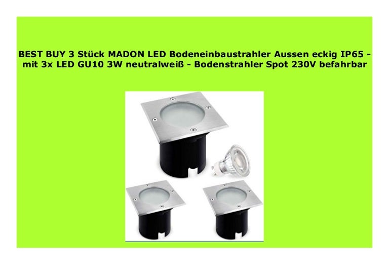 Led einbaustrahler 230v ip65