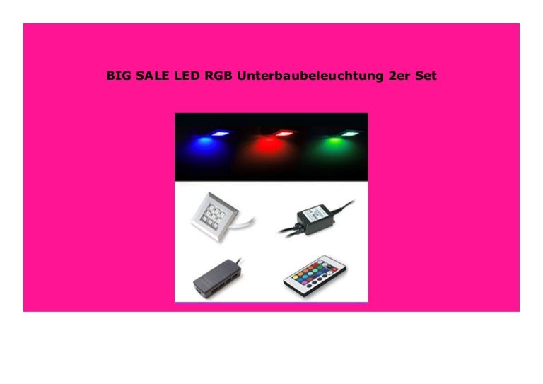 Rgb unterbaubeleuchtung 2er set