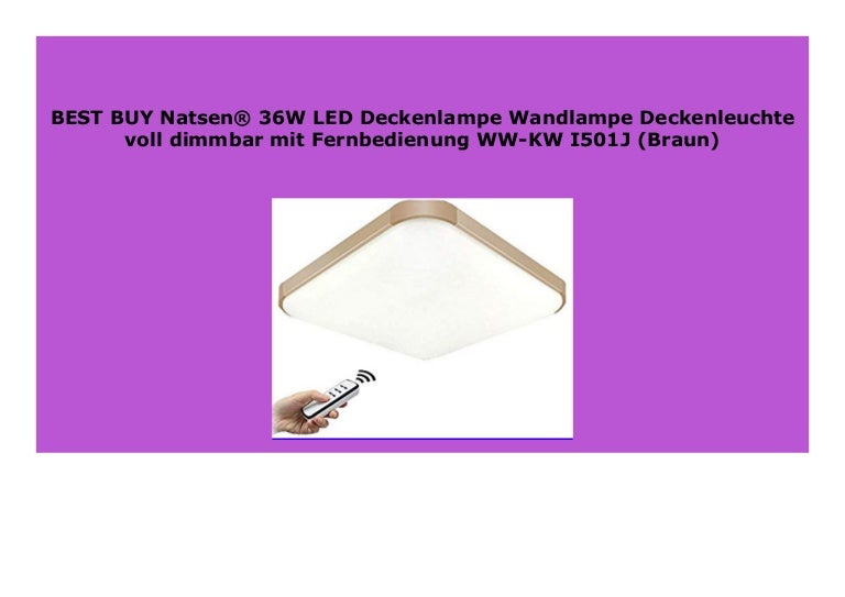 Big Sale Natsen 36w Led Deckenlampe Wandlampe Deckenleuchte Voll