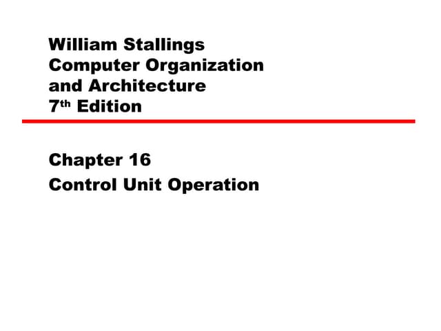 16 control unit