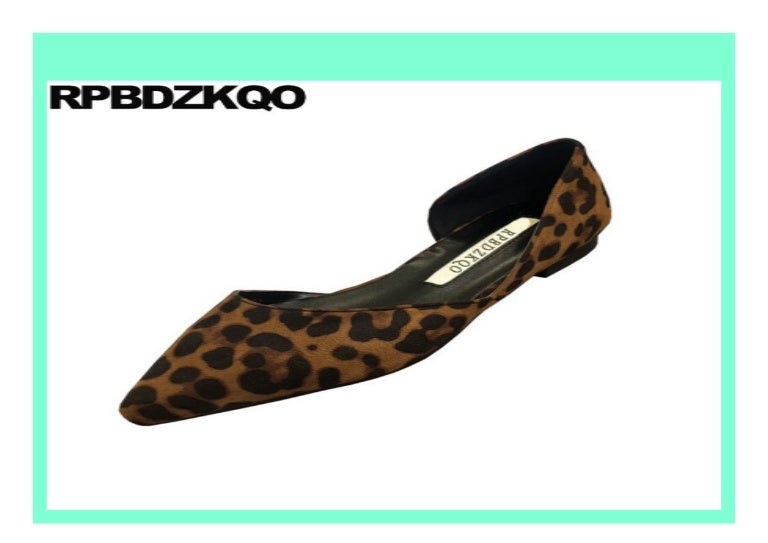 comfortable leopard flats