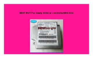 HOT SALE For Geely GC6Car controllerSRS ECU