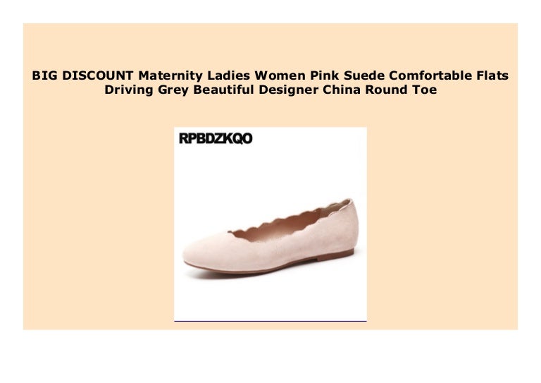 ladies pink flats
