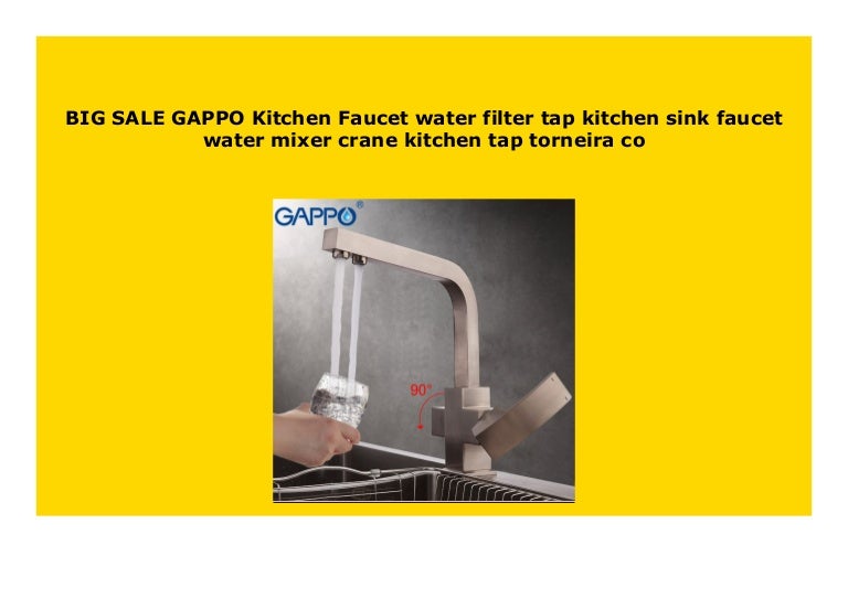 Hot Sale Gappo Kitchen Faucet Water Filter Tap Kitchen Sink Faucet W