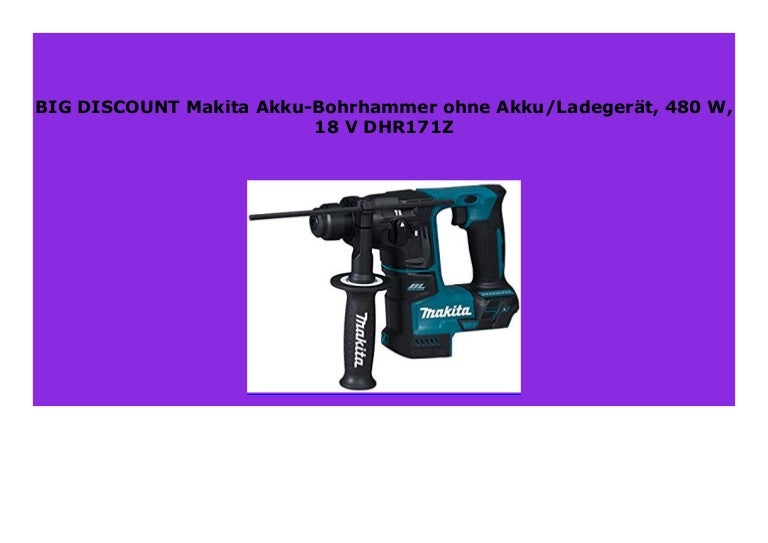 Akku Bohrhammer 18 V Makita DHR171Z