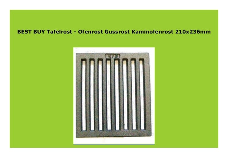 SELL Tafelrost - Ofenrost Gussrost Kaminofenrost 210x236mm 137