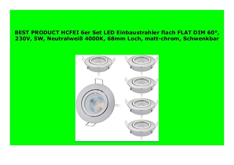 Einbaustrahler set 230v