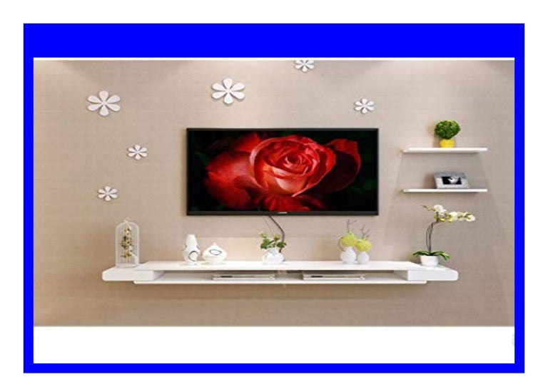 Best Price LTJTVFXQ shelf Wei e Wand schwebende Regalwand mouned Rega…