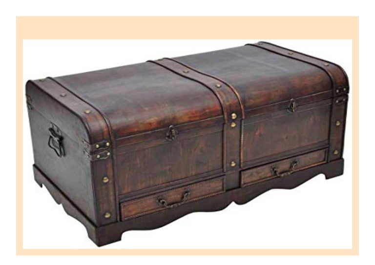Best Seller Vidaxl Schatztruhe Holz Gro Braun Holztruhe Truhe Schatz