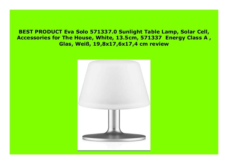 sunlight table lamp
