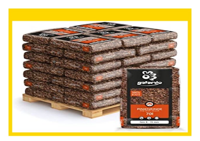 NEW PALIGO Pinienrinde Pinienmulch Rindenmulch Pinie Mulch Garten Dek…