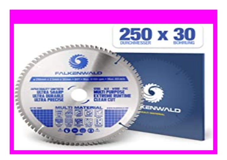 HOT SALE FALKENWALD Kreiss Geblatt 250 X 30 Mm Ideal F R Holz Me 
