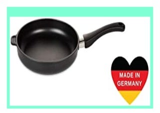 SELL Lieblingspfanne Bratpfanne flach 32cm H�he 5cm Aluminium Guss Antihaft Beschichtung Induktion handgegossen in Deutschland review 251