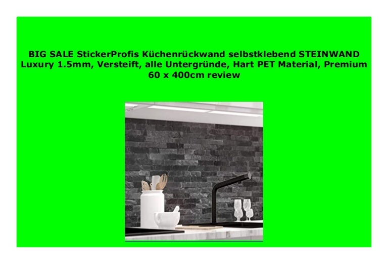 New Stickerprofis K Chenr Ckwand Selbstklebend Steinwand Luxury 1