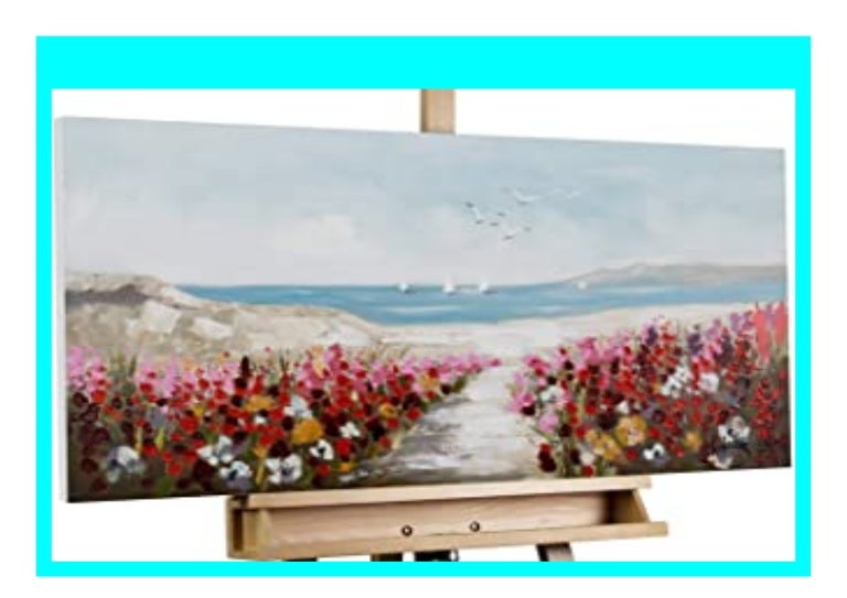 Big Sale Kunstloft Acryl Gem Lde Jardin De Playa 100x50cm Origin