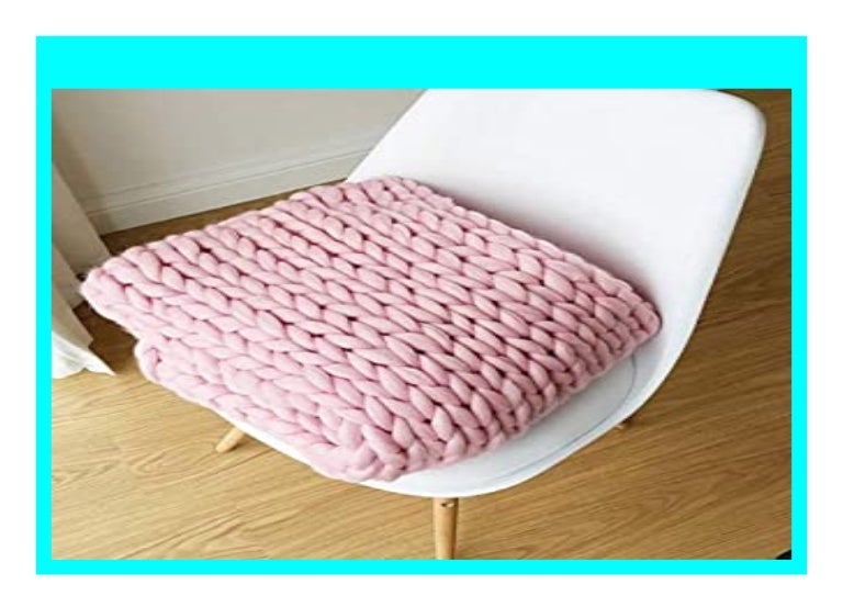 Big Sale Htdg Grob Gestrickte Kuscheldecke Merino Wolle Garn Arm Stri