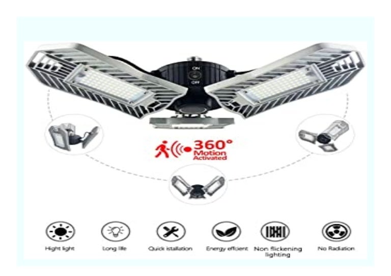 BIG SALE Bewegungssensor Beleuchtung 80w, Garagenbeleuchtung 8000lm,