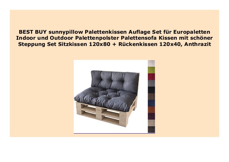 Best Seller Sunnypillow Palettenkissen Auflage Set F R Europaletten I