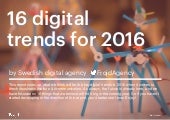 16 digital trends for 2016 by @Froj...