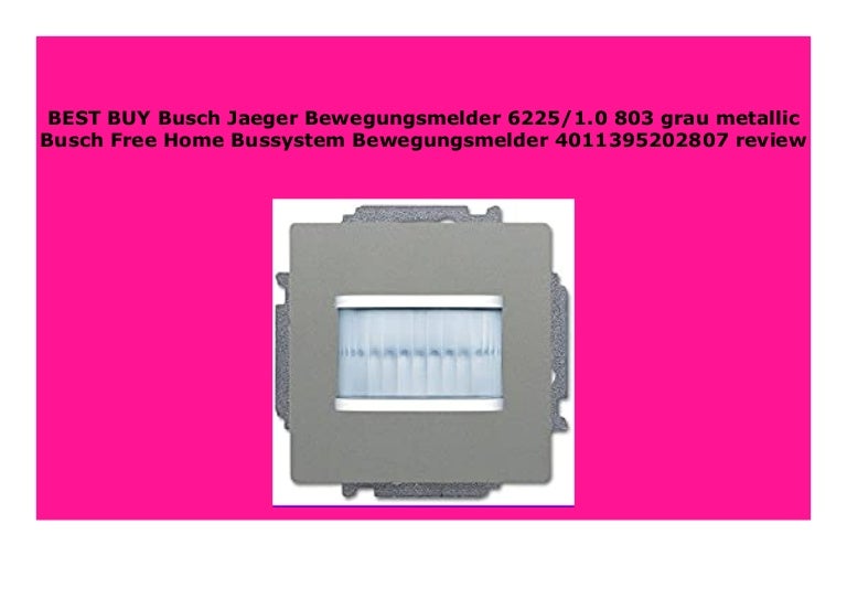 BIG DISCOUNT Busch Jaeger Bewegungsmelder 6225/1.0 803 ...