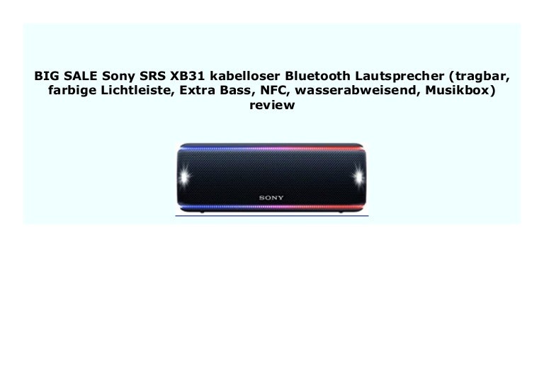sony srs xb31 sale