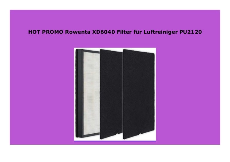 Big Sale Rowenta Xd6040 Filter F R Luftreiniger Pu2120 164