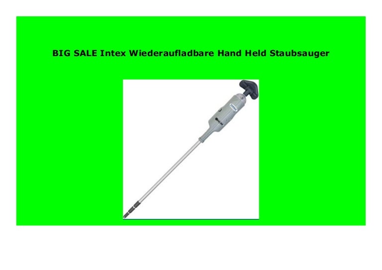 Intex Wiederaufladbare Hand Held Staubsauger