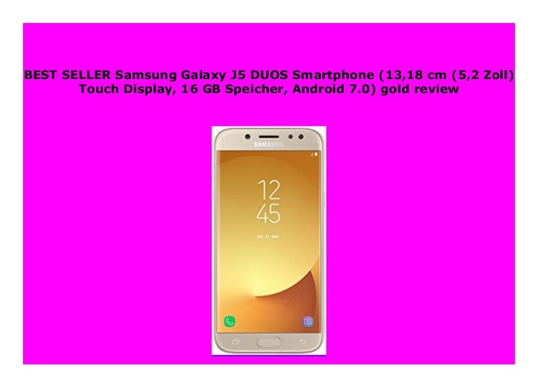 Best Buy Samsung Galaxy J5 Duos Smartphone 13 18 Cm 5 2 Zoll Touch