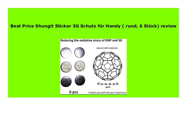Hot Promo Shungit Sticker 5g Schutz F R Handy Rund 6 St Ck Revie