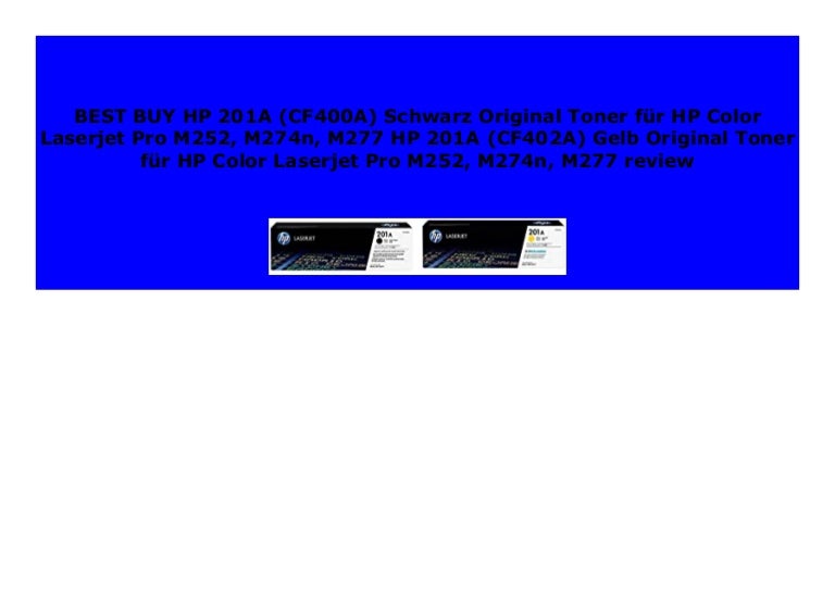 hp laserjet 201a cf400a