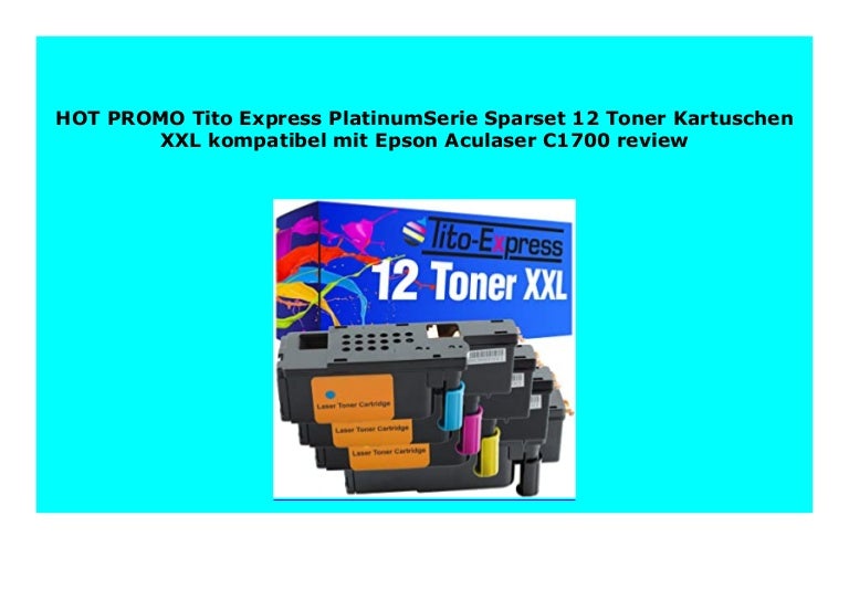 Big Sale Tito Express Platinumserie Sparset 12 Toner Kartuschen Xxl K