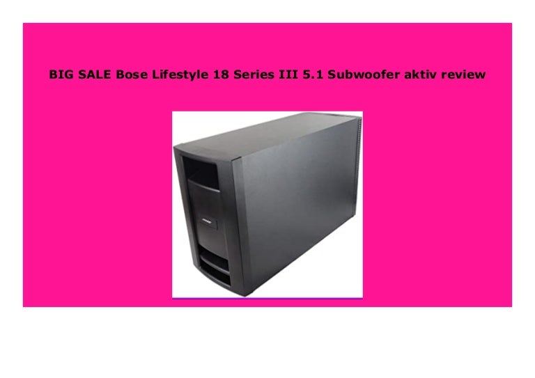 bose subwoofer for sale