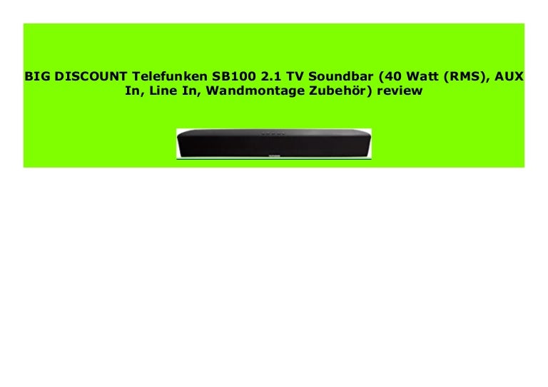 tv soundbar sb100