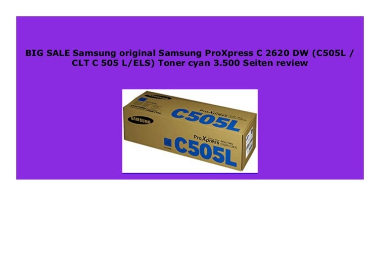 samsung proxpress c2620dw
