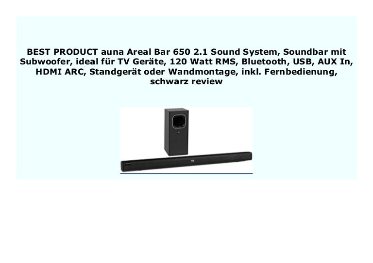 soundbar inkl subwoofer