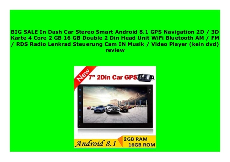 smart double din head unit