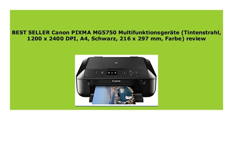 canon pixma mg5750 printer review