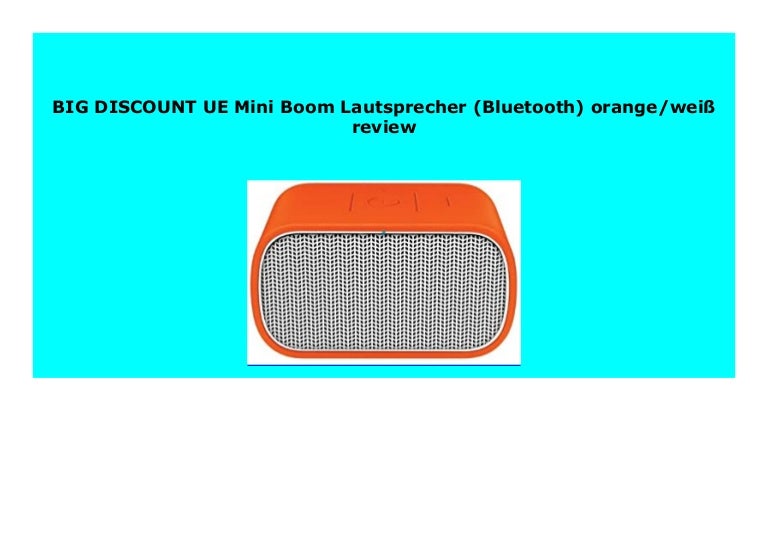 BEST BUY UE Mini Boom Lautsprecher (Bluetooth) orange/wei review 5 BEST BUY UE Mini Boom Lautsprecher (Bluetooth) orange/wei review 5