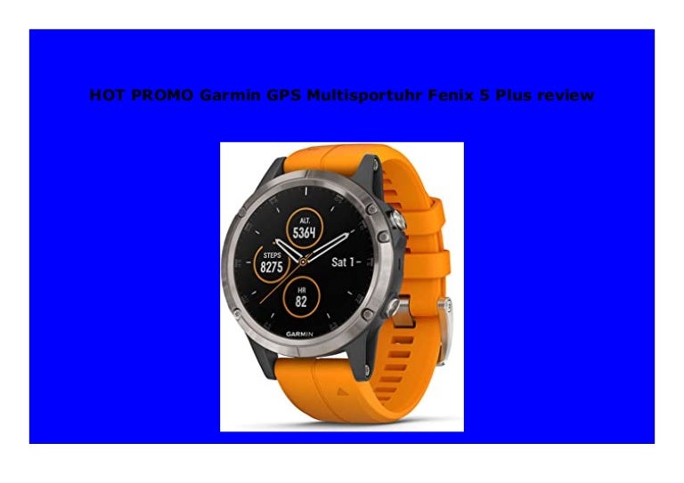 garmin fenix 5 plus promotion