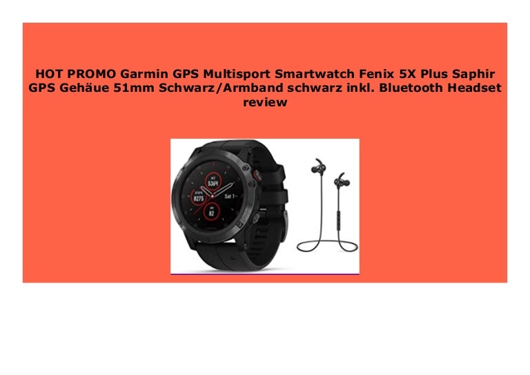 fenix 5x bluetooth