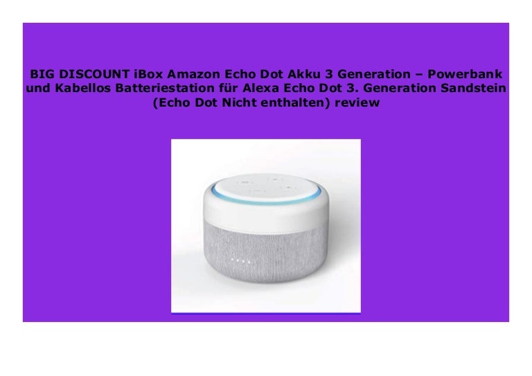 ibox echo dot