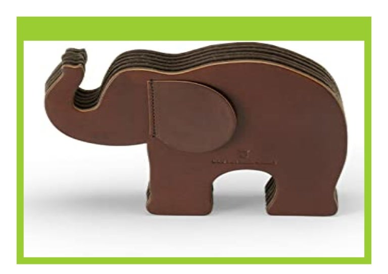 NEW Graf von Faber Castell Elefant aus Naturleder Elefant